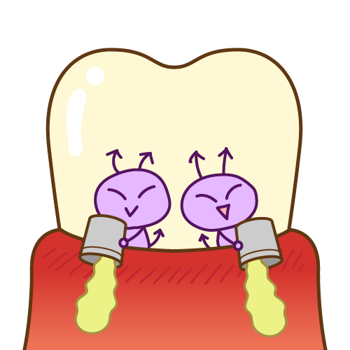 歯ぐきに膿がたまる原因と治療法