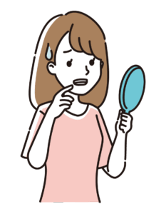 口臭や口腔内の不快感が続く